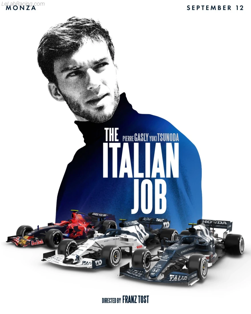 Poster équipe Grand Prix automobile d'Italie 2021