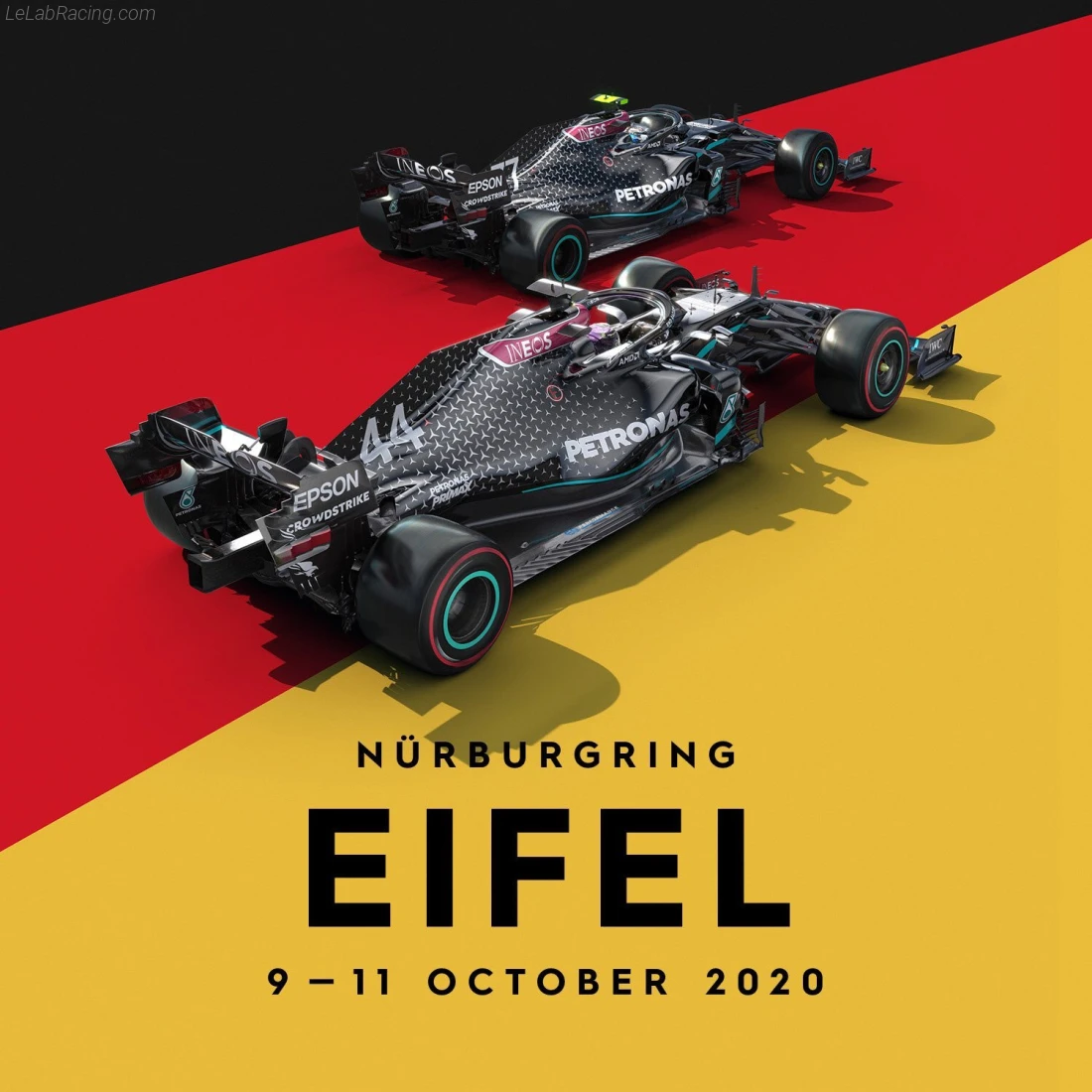 Poster équipe Grand Prix automobile de l'Eifel 2020