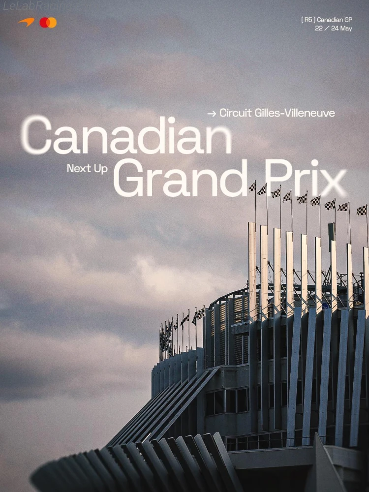 Poster équipe Grand Prix automobile du Canada 2026