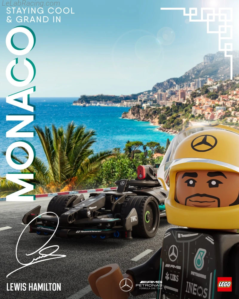 Poster équipe Grand Prix automobile de Monaco 2024