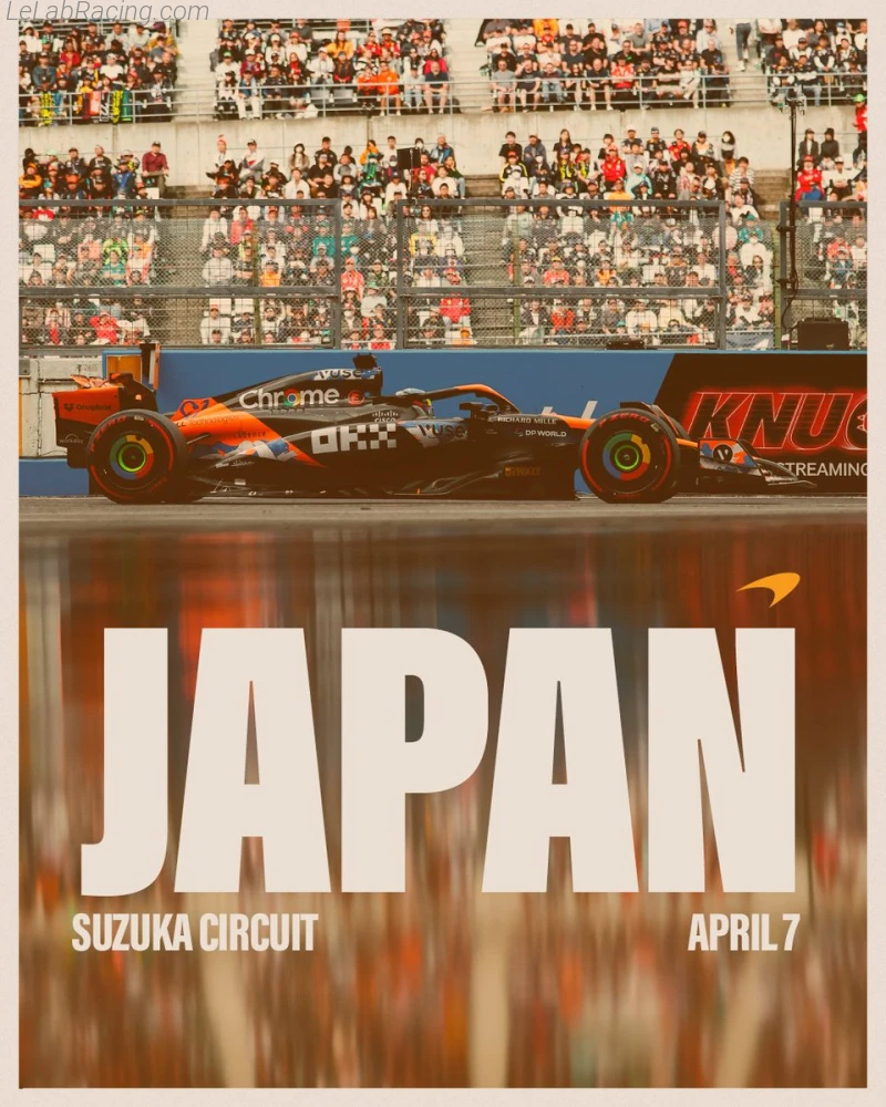 Poster équipe Grand Prix automobile du Japon 2024