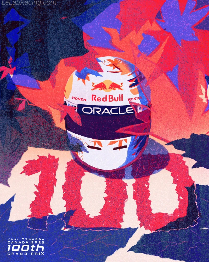 Poster équipe Grand Prix automobile du Canada 2025