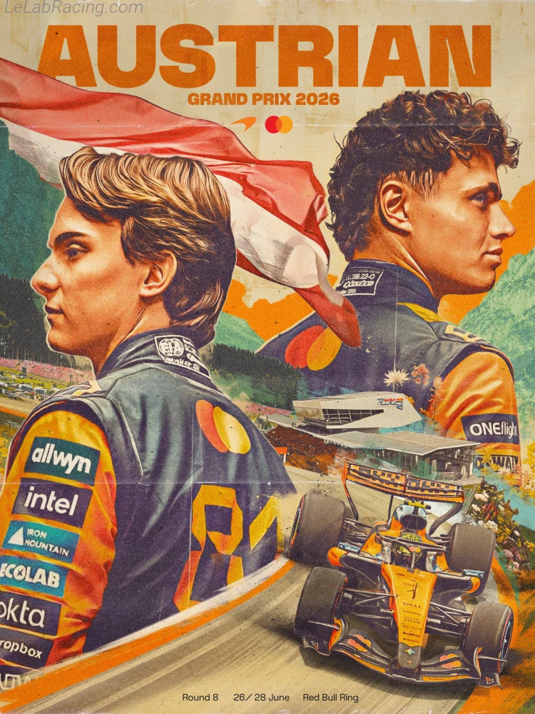 Poster équipe Grand Prix automobile d'Autriche 2026
