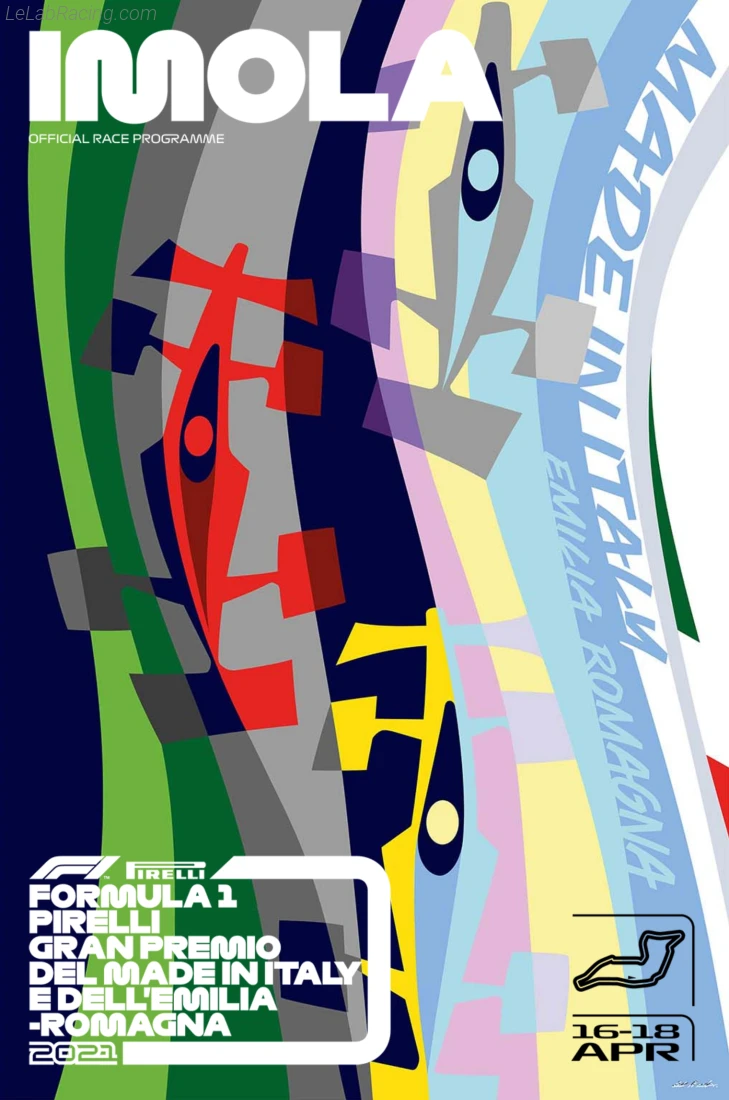 Poster d'un grand prix de la saison de F1 2021