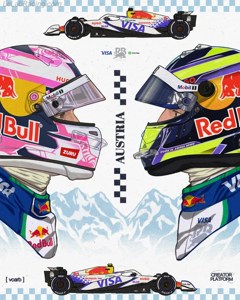 Poster équipe Grand Prix automobile d'Autriche 2025