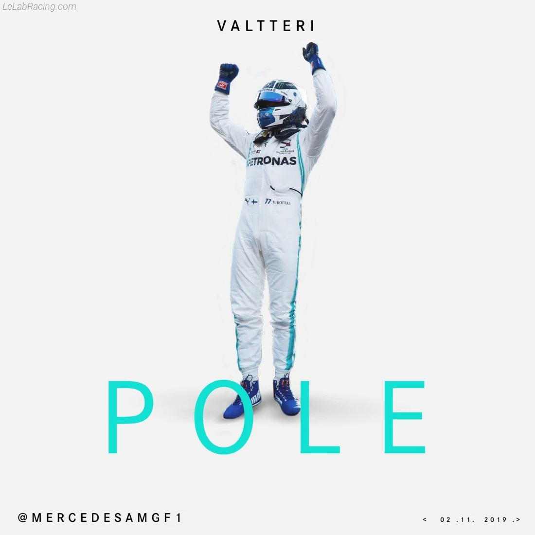 Poster équipe Grand Prix automobile des États-Unis 2019