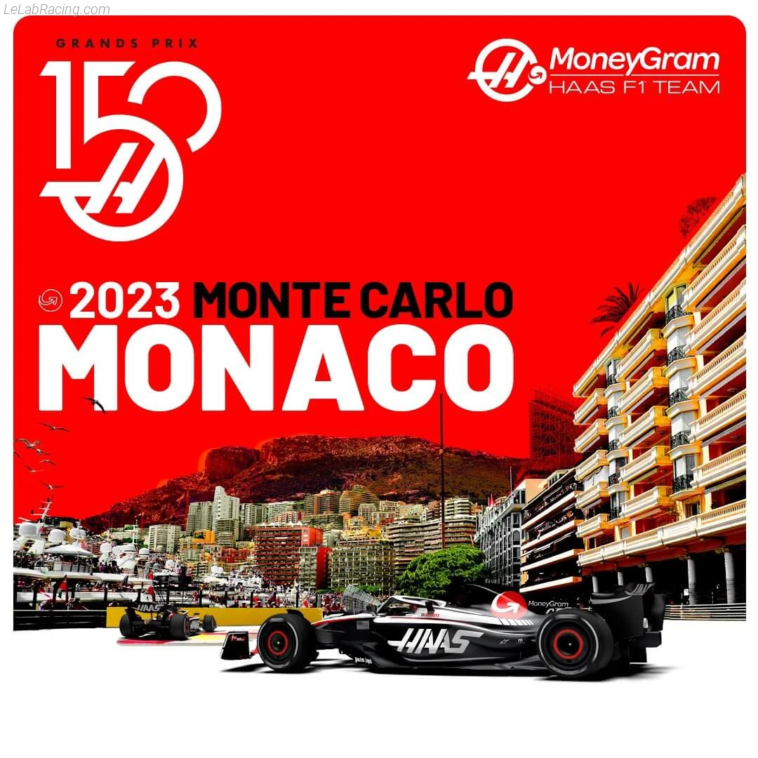 Poster équipe Grand Prix automobile de Monaco 2023