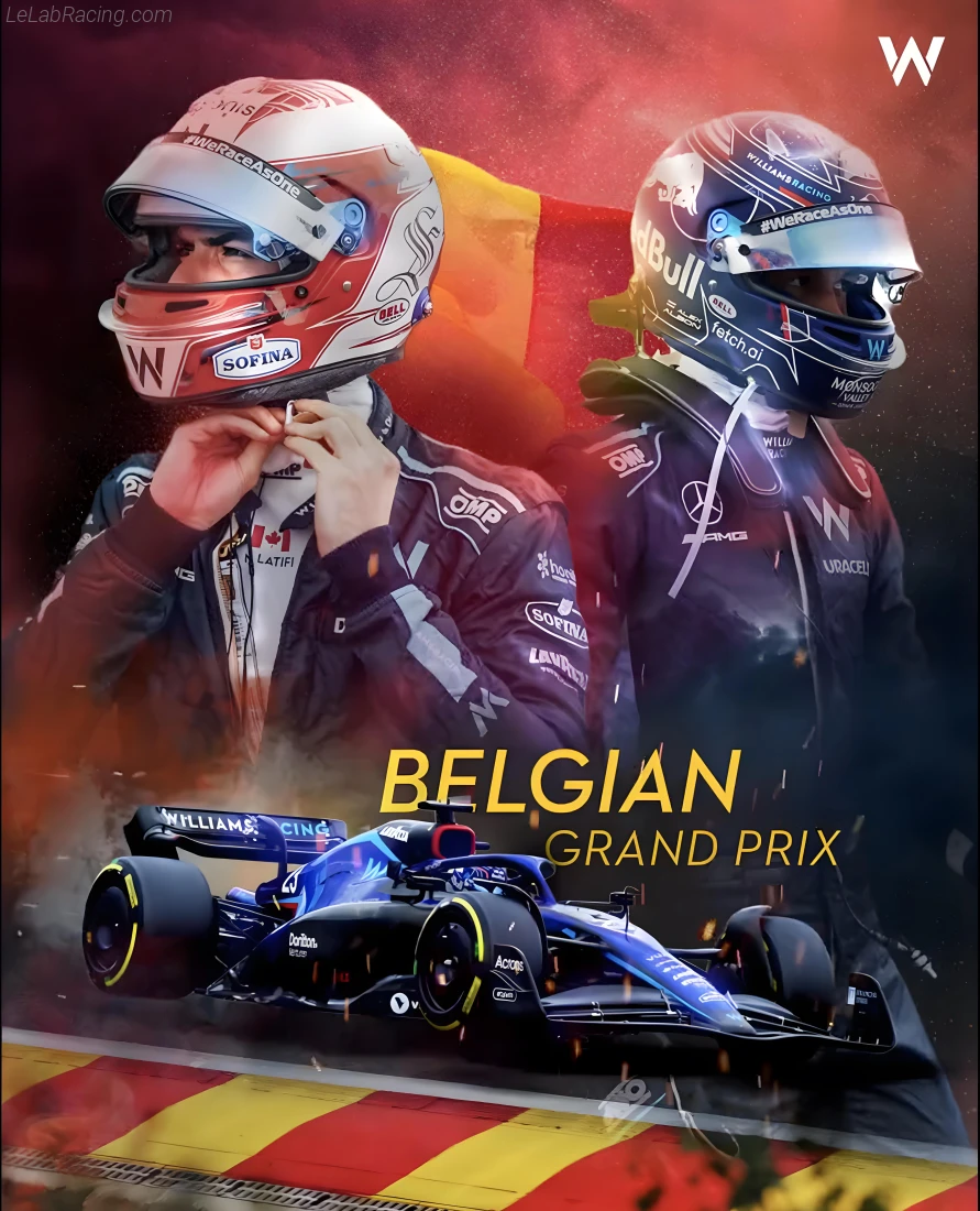 Poster équipe Grand Prix automobile de Belgique 2022