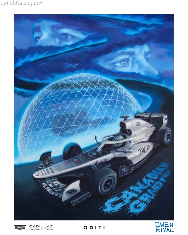 Poster équipe Grand Prix automobile du Canada 2026