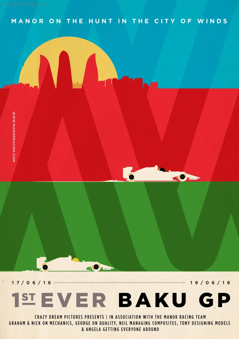 Poster équipe Grand Prix automobile d'Europe 2016