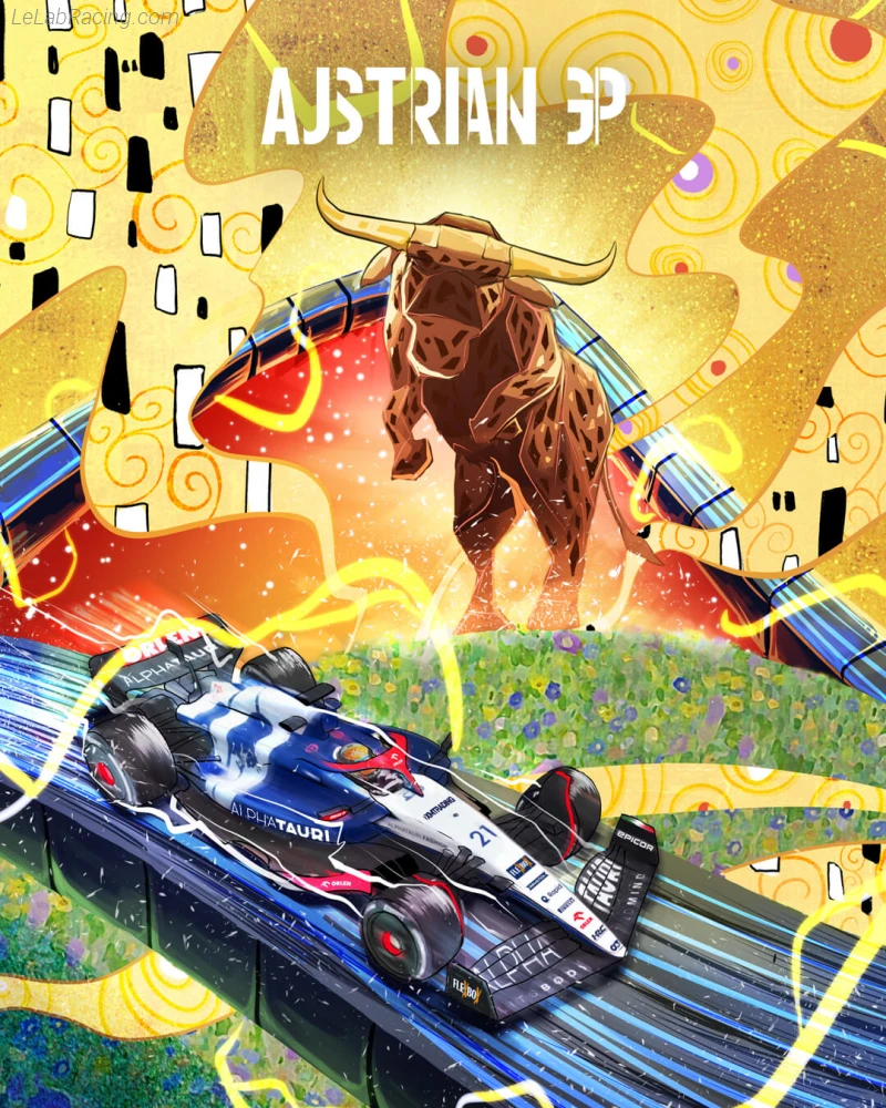 Poster équipe Grand Prix automobile d'Autriche 2023