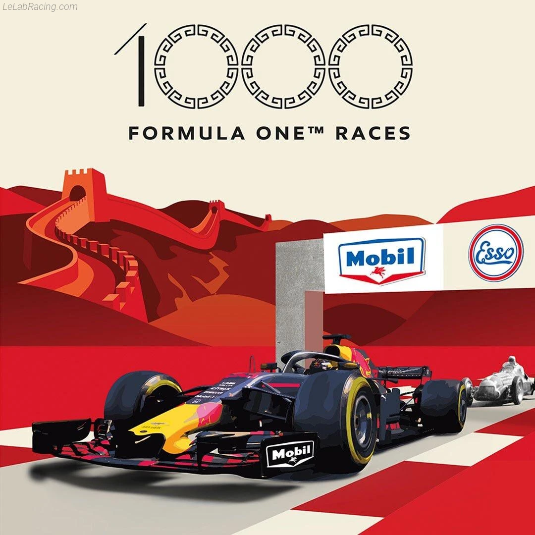 Poster équipe Grand Prix automobile de Chine 2019