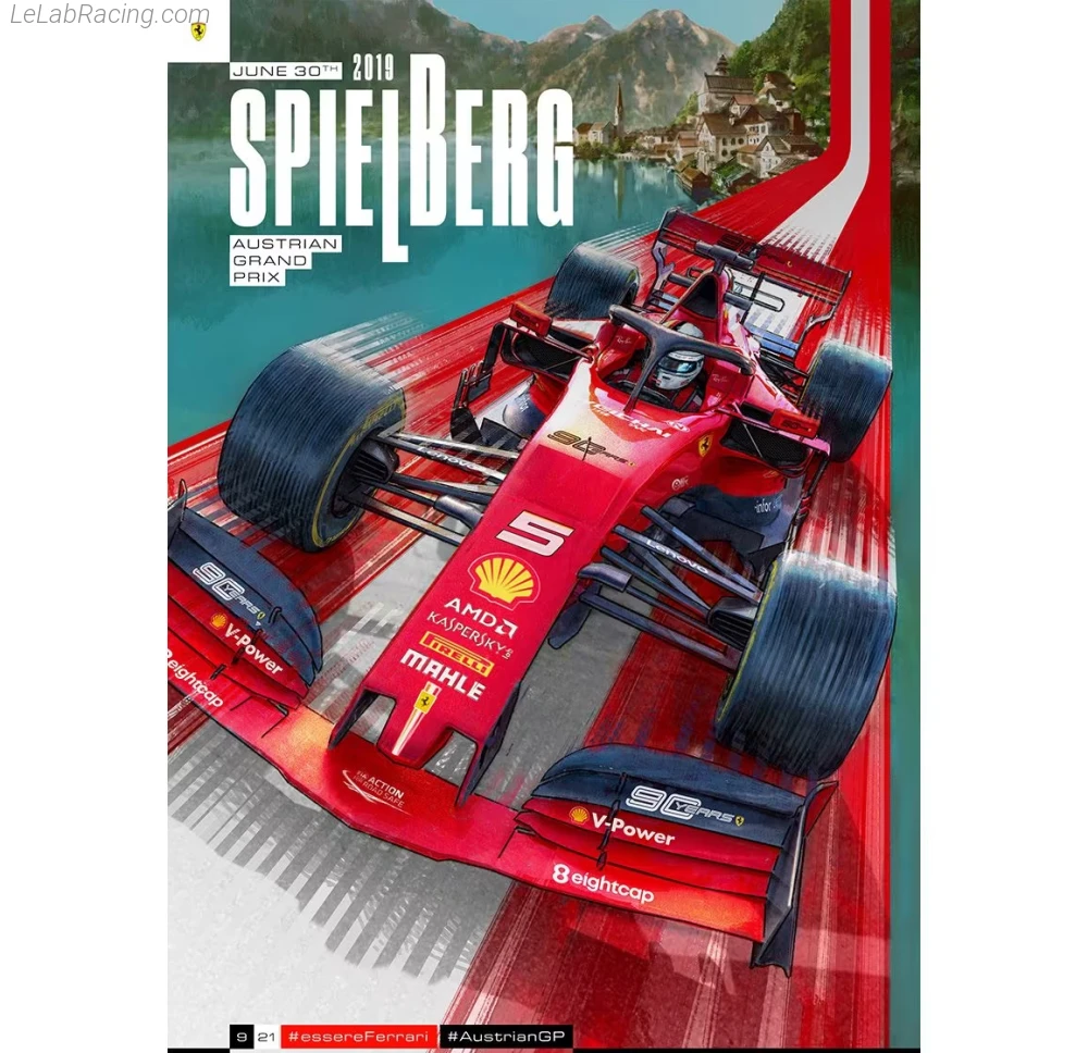 Poster équipe Grand Prix automobile d'Autriche 2019