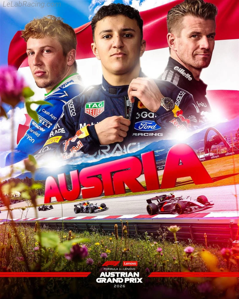 Poster d'un grand prix de la saison de F1 2026
