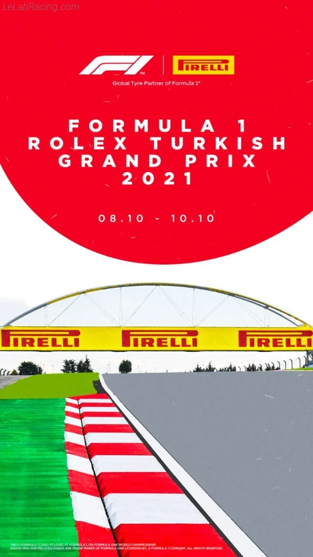 Poster d'un grand prix de la saison de F1 2021
