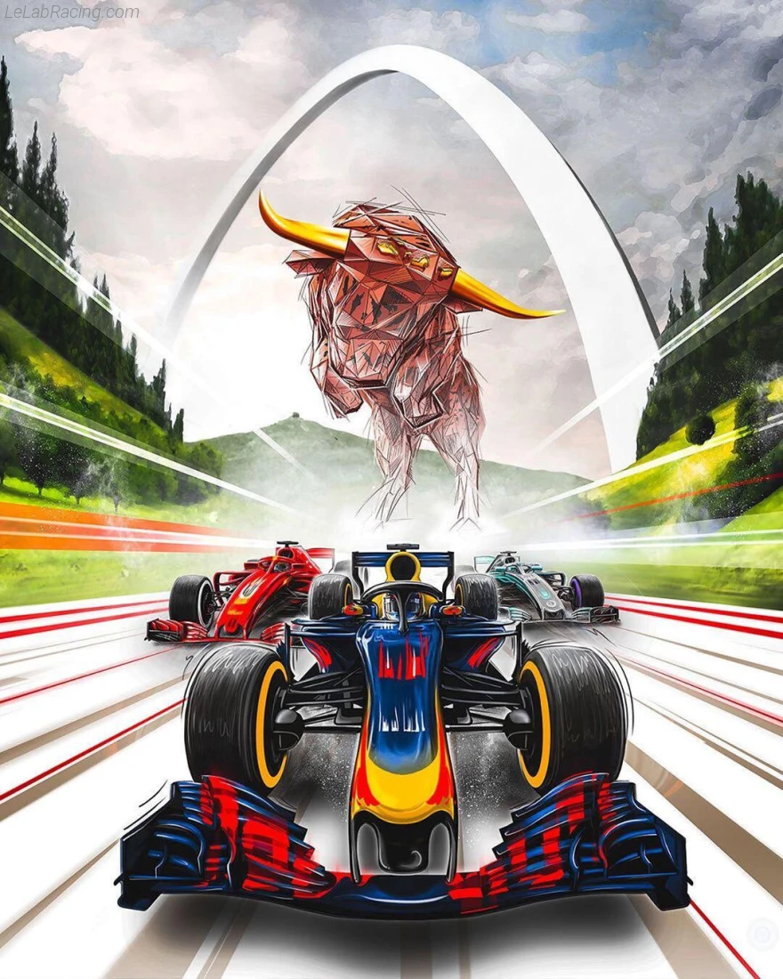 Poster équipe Grand Prix automobile d'Autriche 2019