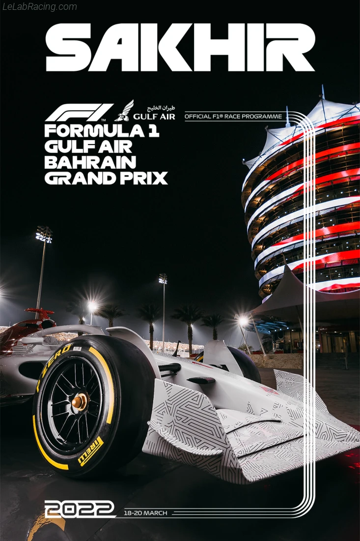 Poster d'un grand prix de la saison de F1 2022