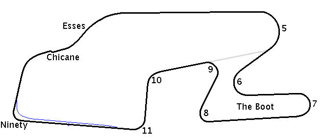 Plan du circuit Watkins Glen